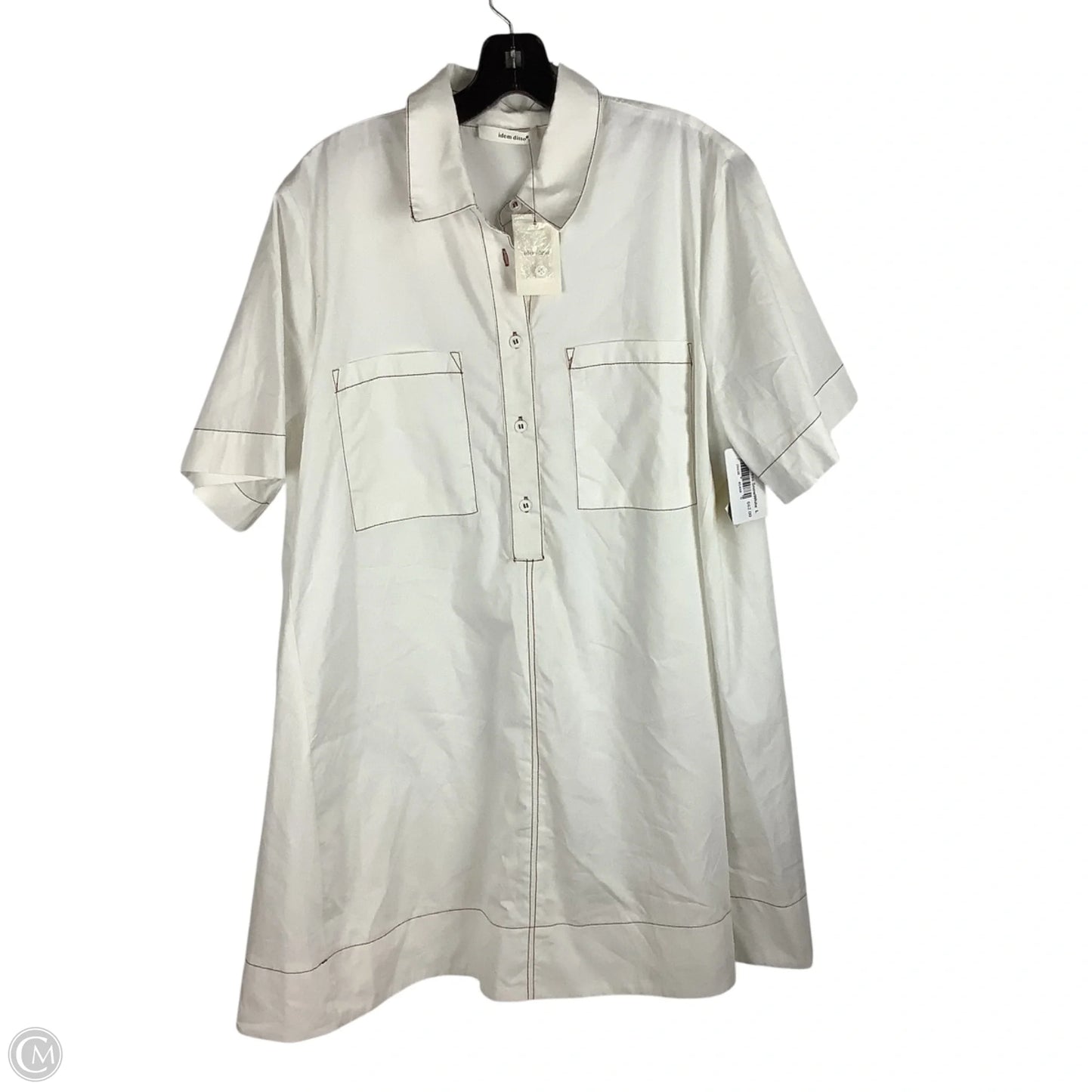 Dress Casual Short By Idem Ditto In White, Size: L