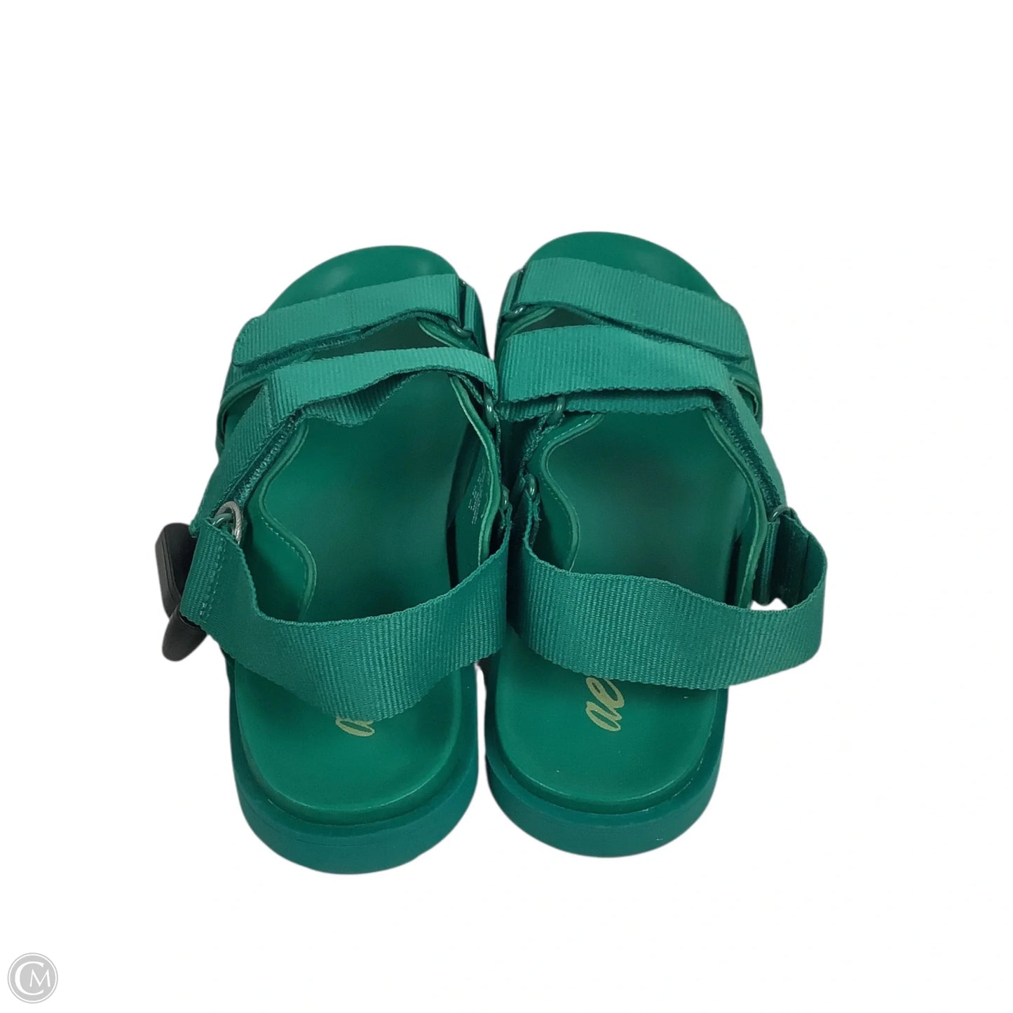 Sandals Flats By Aerie In Green, Size: 9