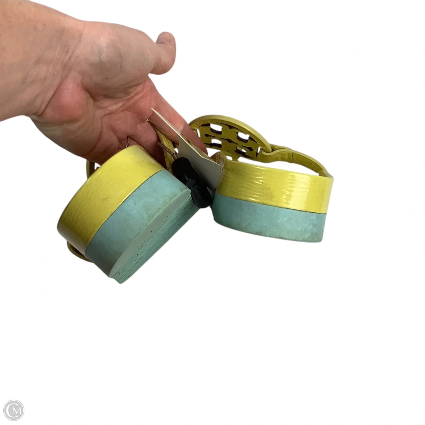 Sandals Designer By Tory Burch In Green, Size: 6