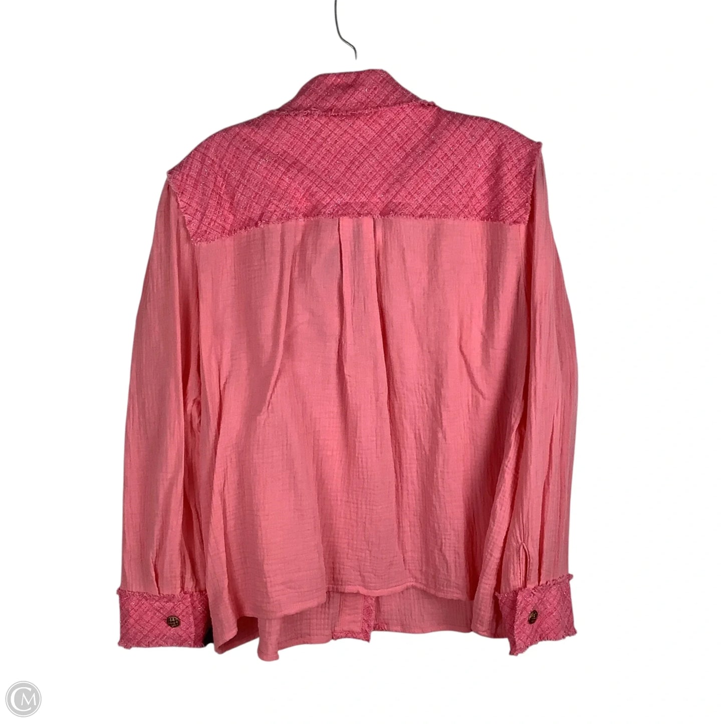 Top Long Sleeve By Davi & Dani In Pink, Size: L