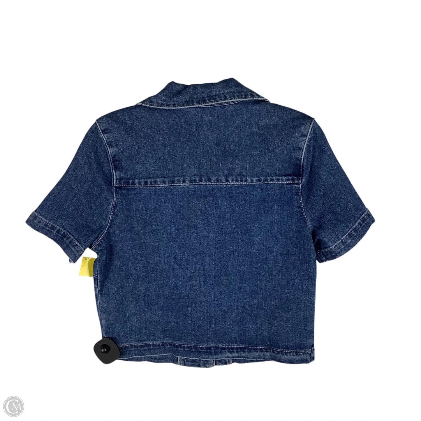 Top Short Sleeve By Rachel Zoe In Blue Denim, Size: Xs