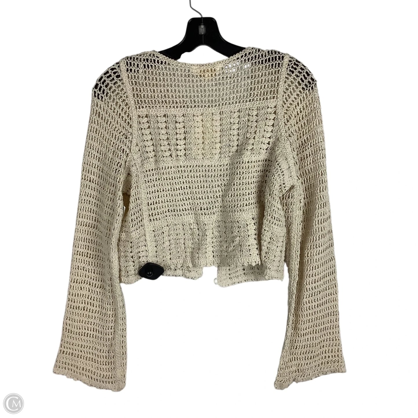 Cardigan By Rebellion In Cream, Size: Xs