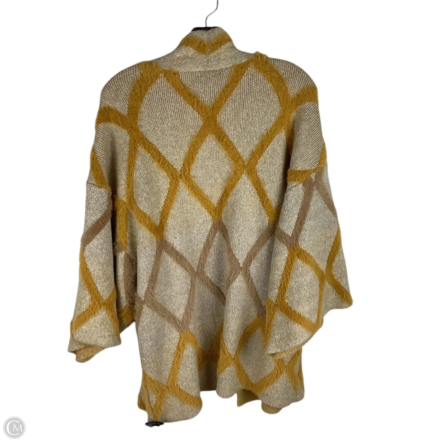 Sweater Cardigan By Kori America In Yellow, Size: M (S/M)