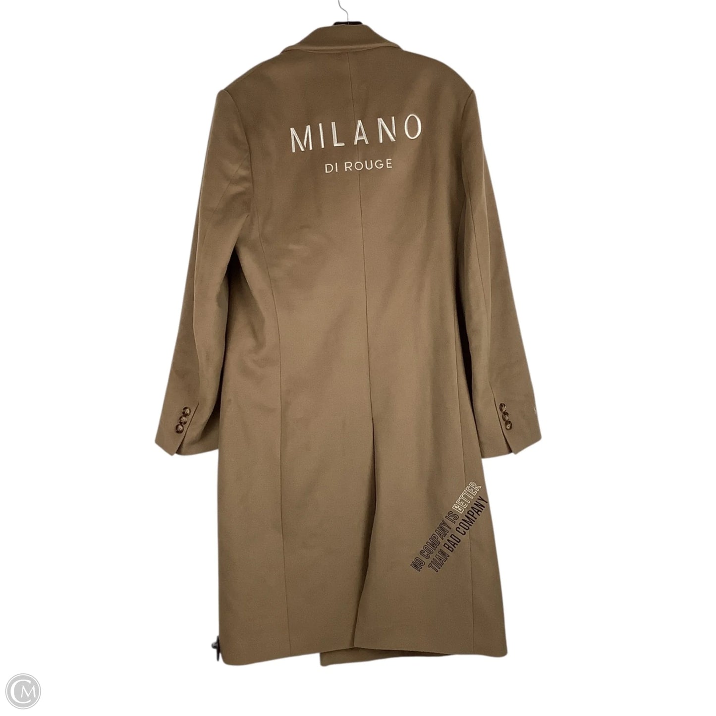 Coat Peacoat By Cmc In Brown, Size: Xl