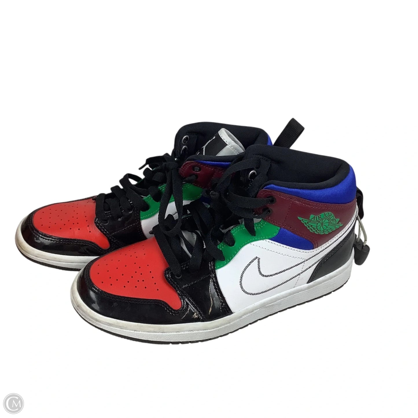 Shoes Luxury Designer By Jordan In Multi-colored, Size: 7