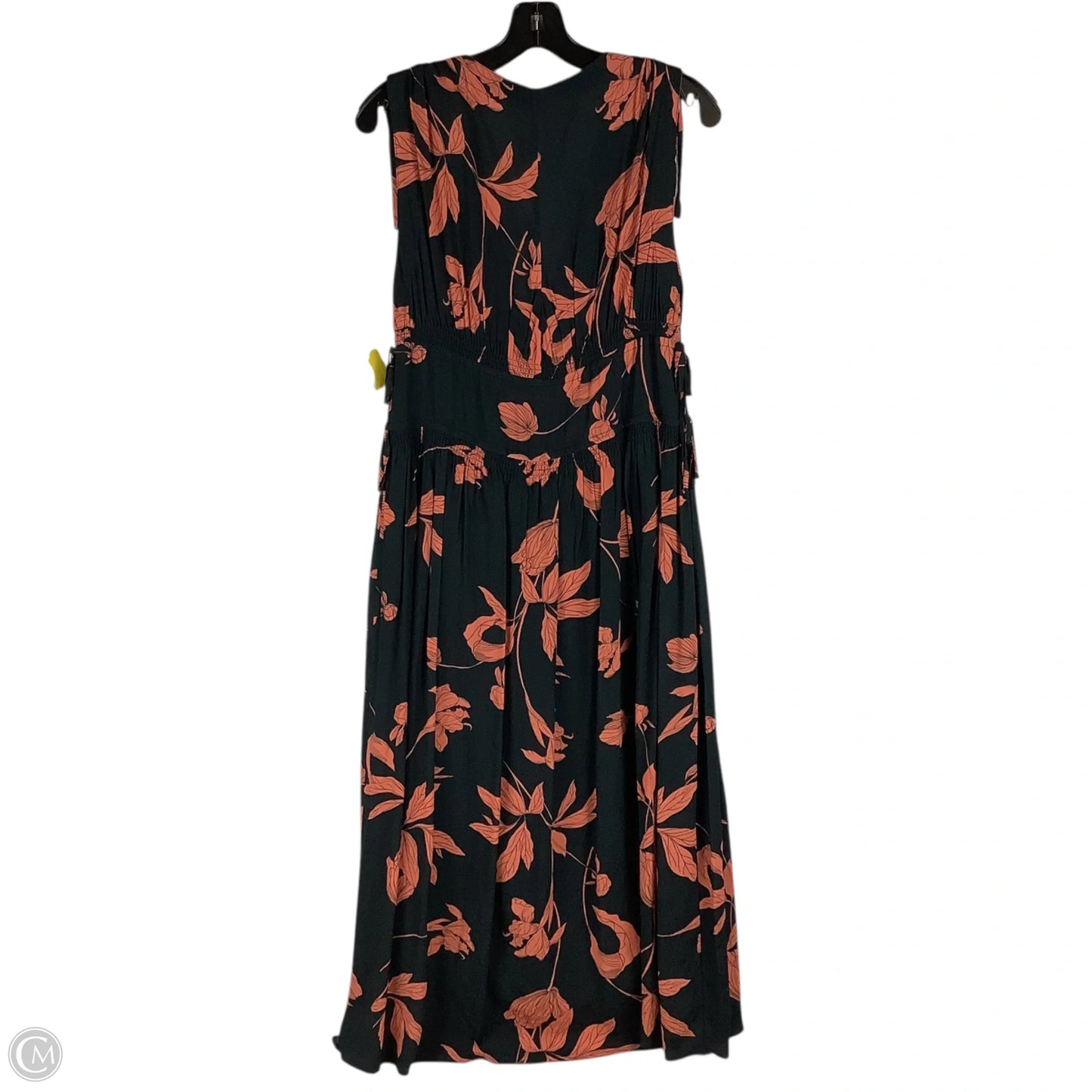 Dress Casual Maxi By Cmc In Black & Orange, Size: 2