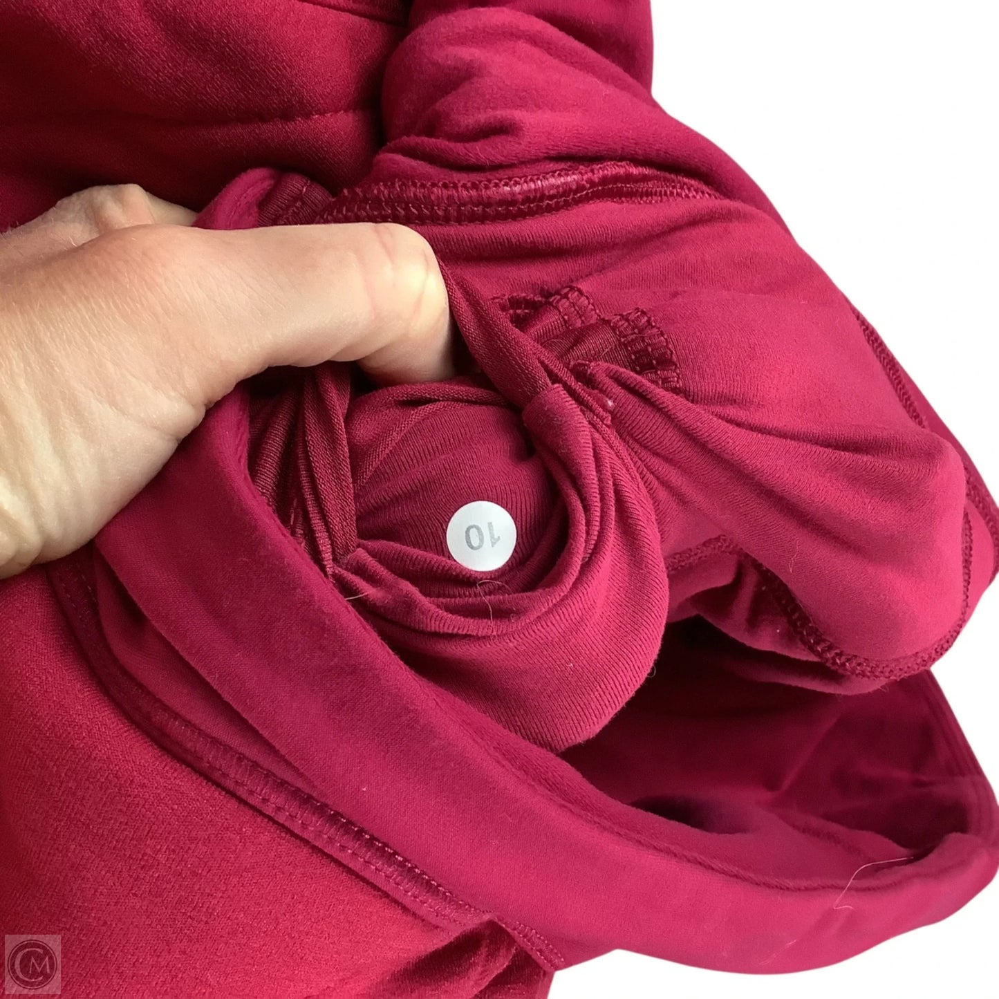 Athletic Jacket By Lululemon In Red, Size: 10
