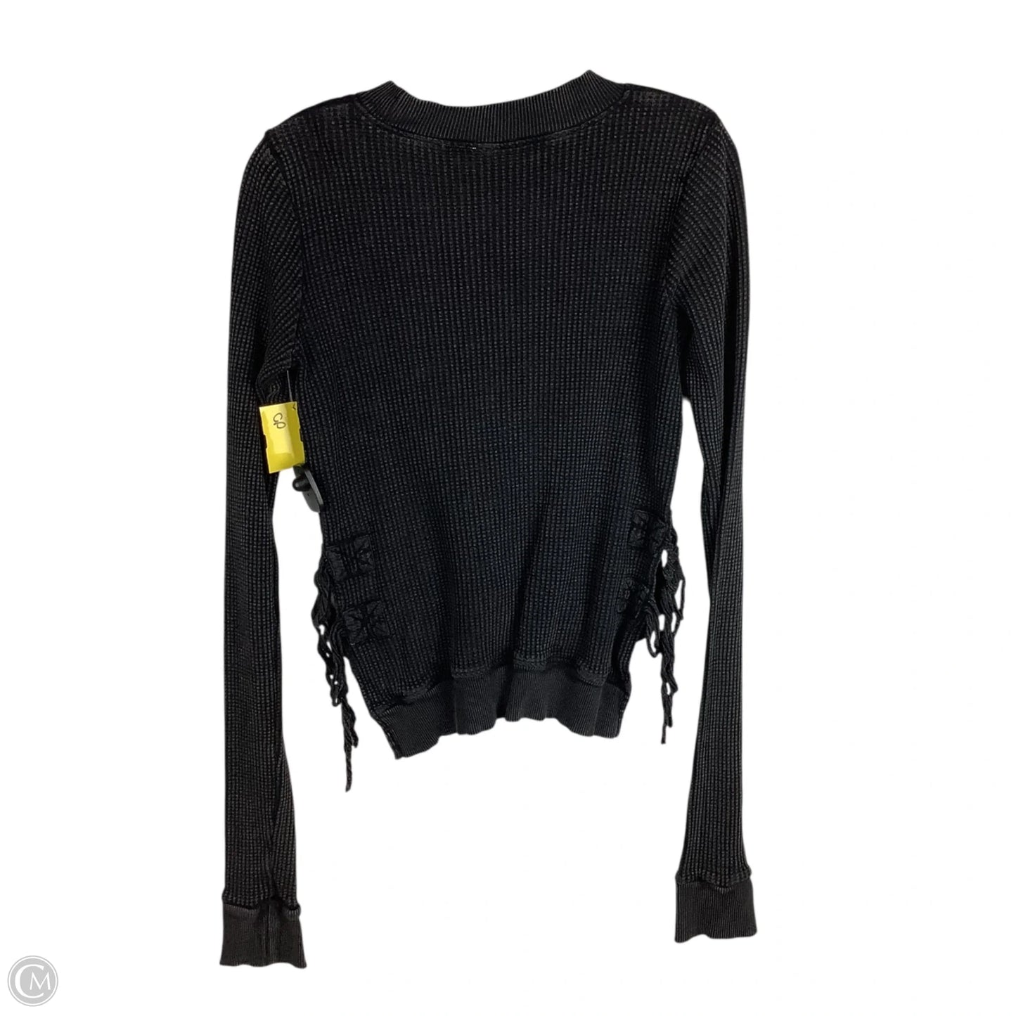 Top Long Sleeve By Free People In Black, Size: S