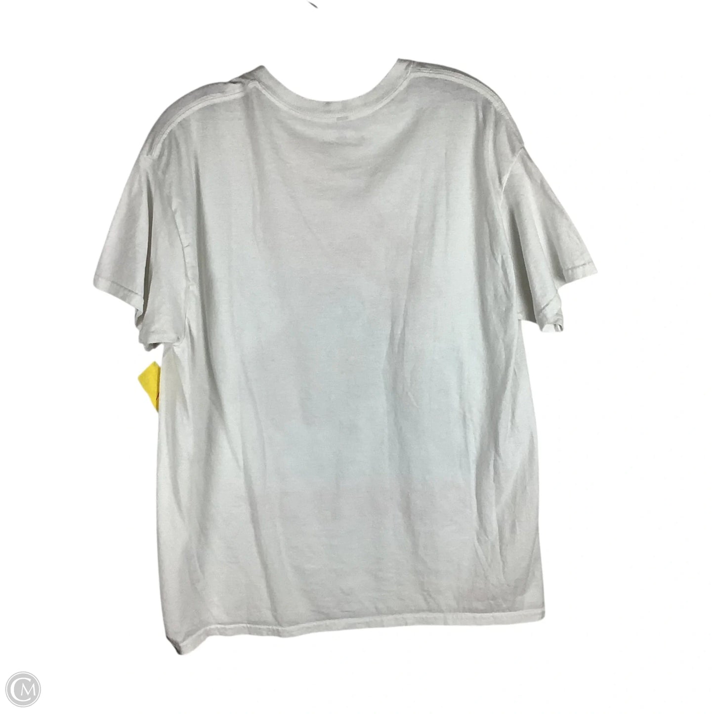 Top Short Sleeve By Clothes Mentor In White, Size: L