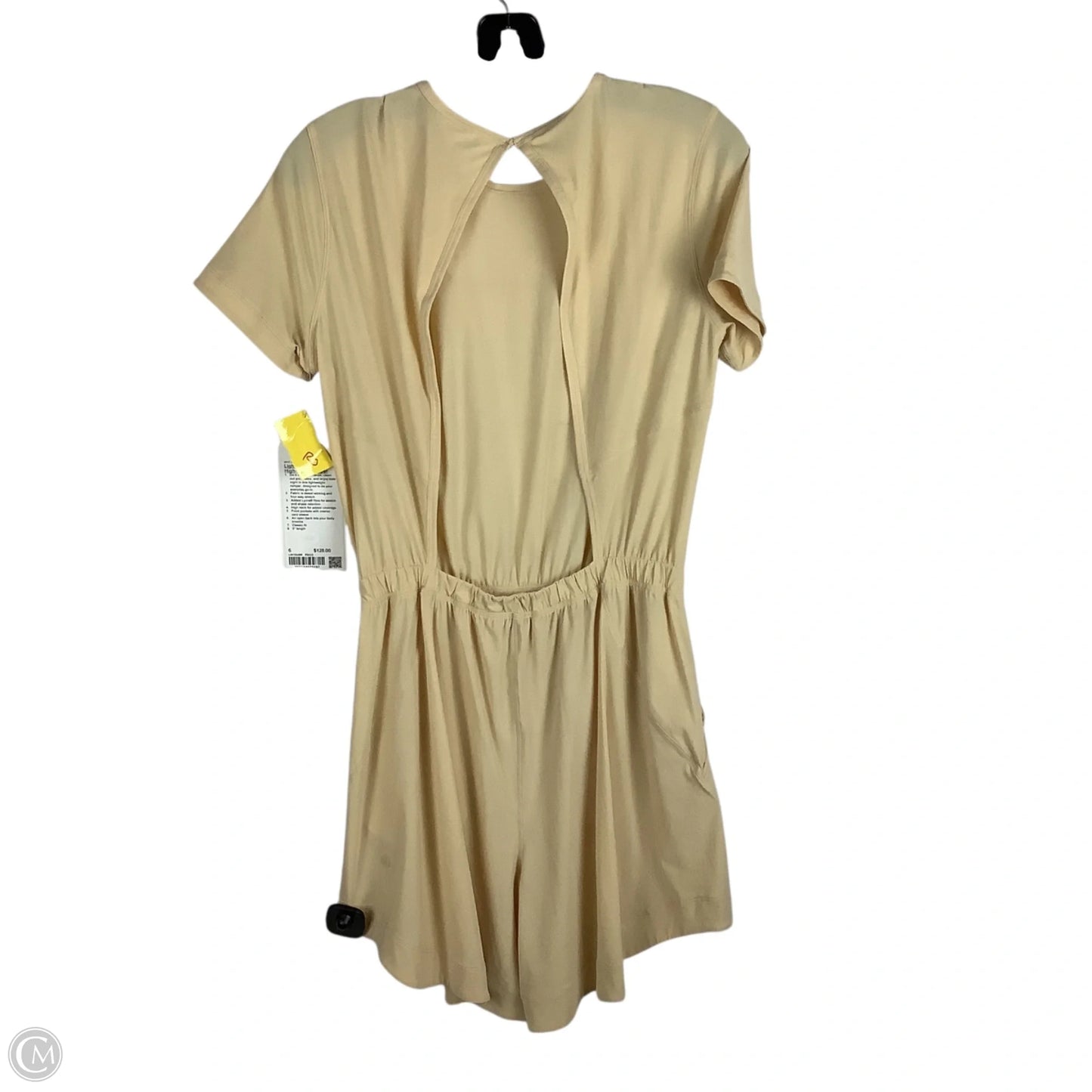 Romper By Lululemon In Cream/yellow, Size: 6