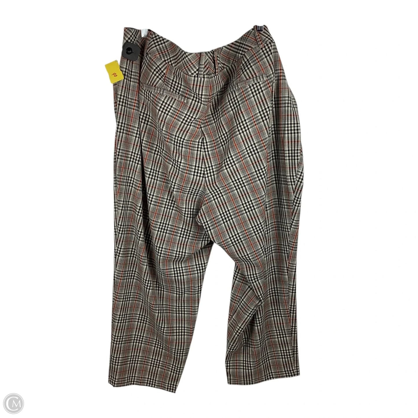 Pants Dress By Ava & Viv In Plaid Pattern, Size: 24