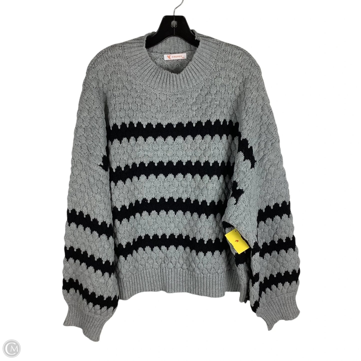 Sweater By Kirundo In Grey, Size: Xxl