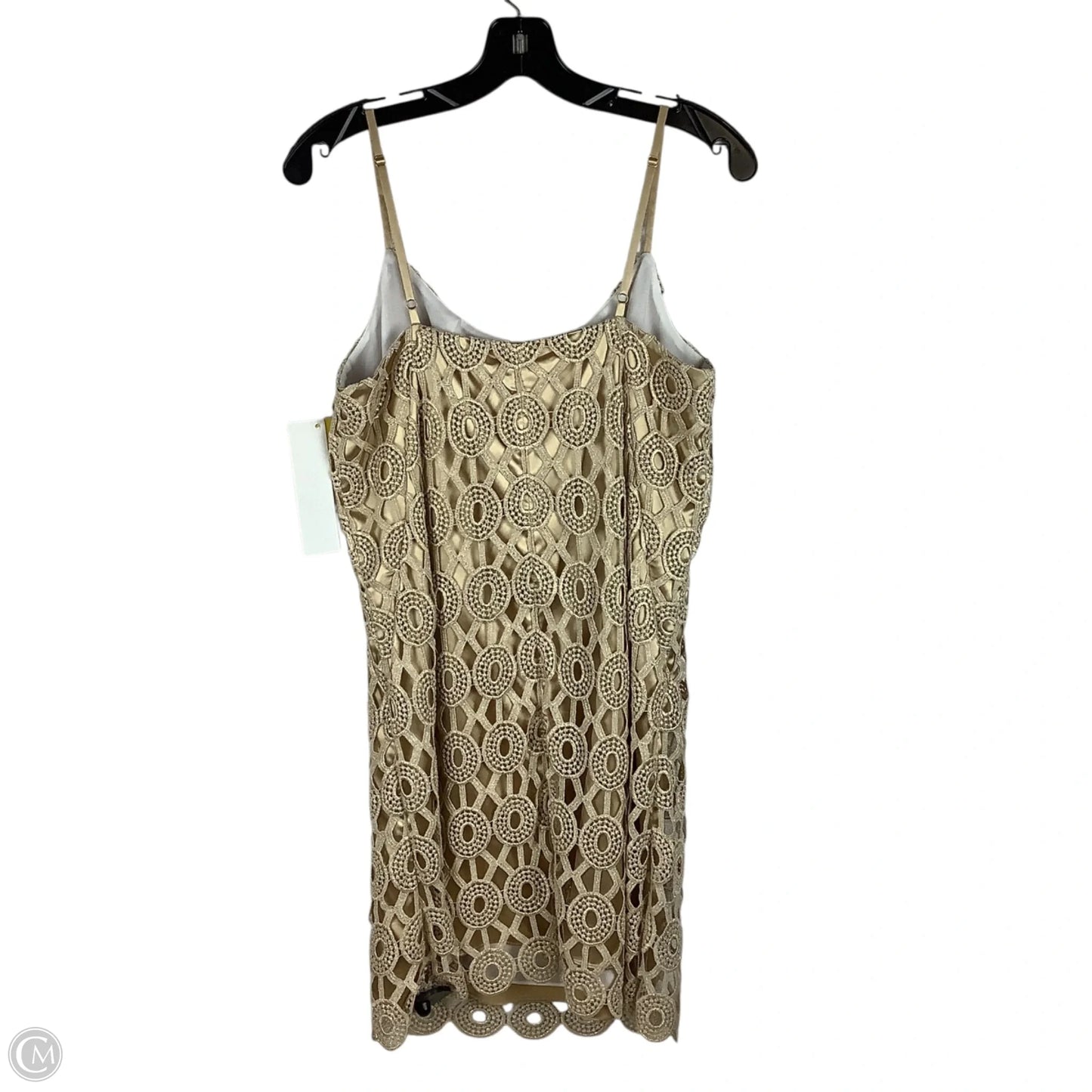 Dress Designer By Lilly Pulitzer In Gold, Size: 10