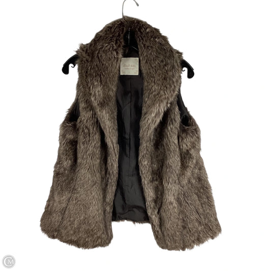 Vest Faux Fur & Sherpa By Altard State In Brown, Size: L