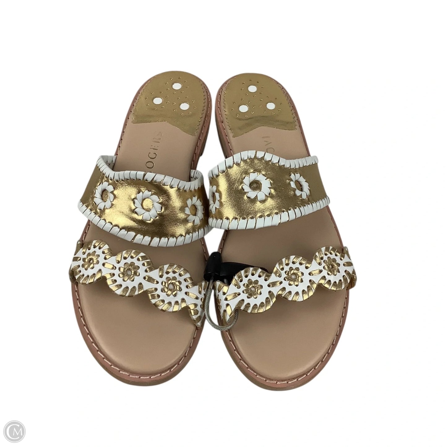 Sandals Flats By Jack Rogers In Gold, Size: 8.5