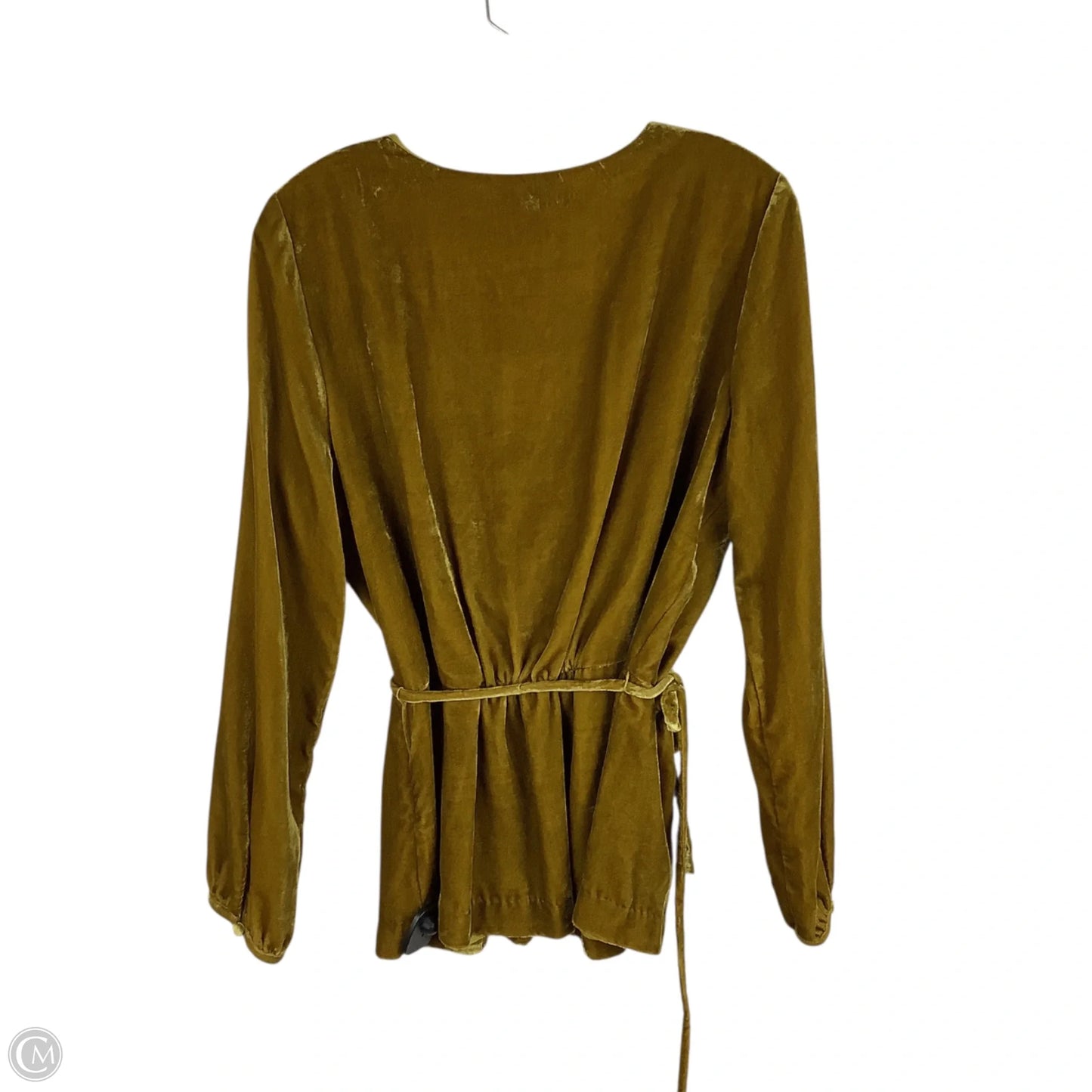 Top Long Sleeve By J. Crew In Yellow, Size: 8 TALL