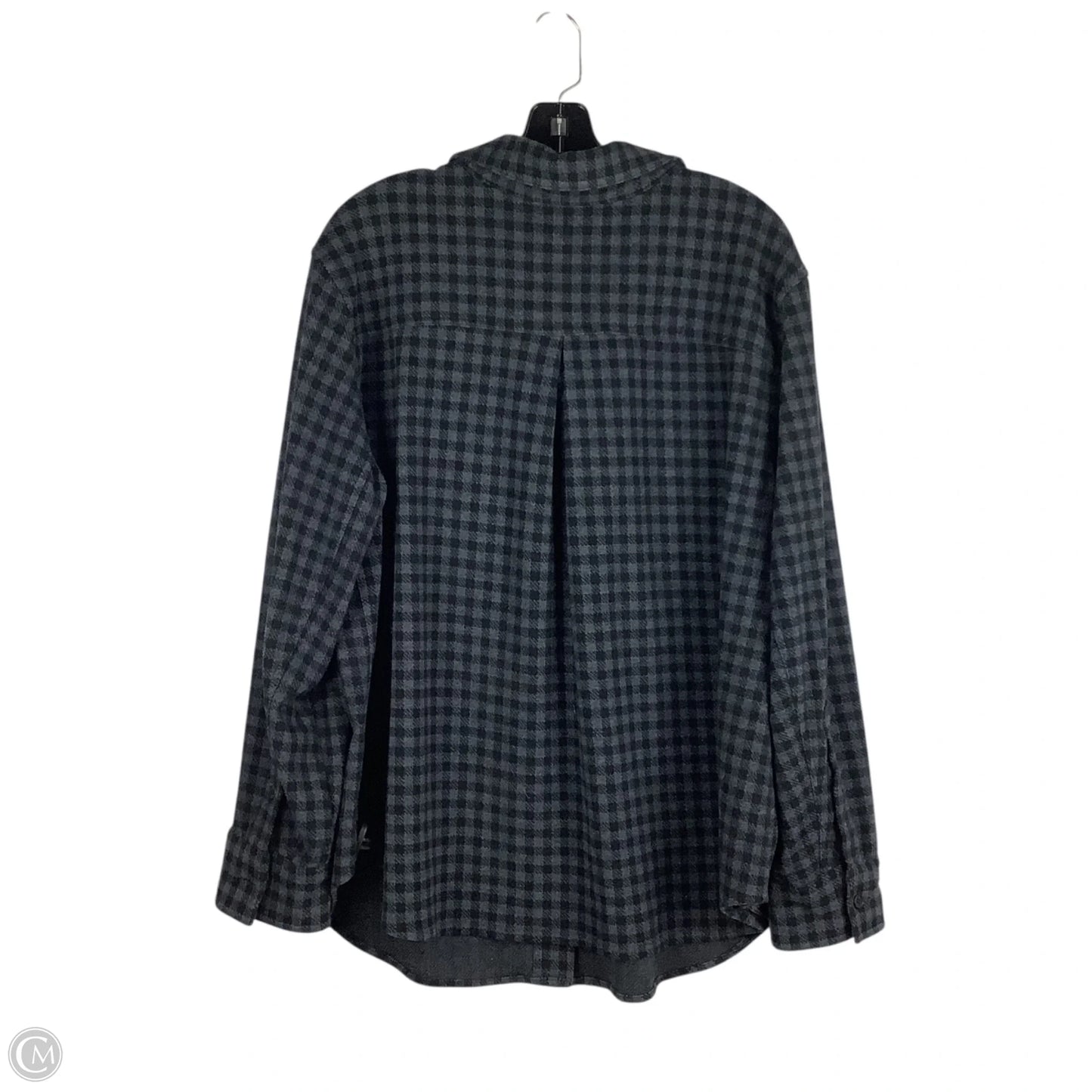 Jacket Shirt By Universal Standard In Plaid Pattern, Size: S