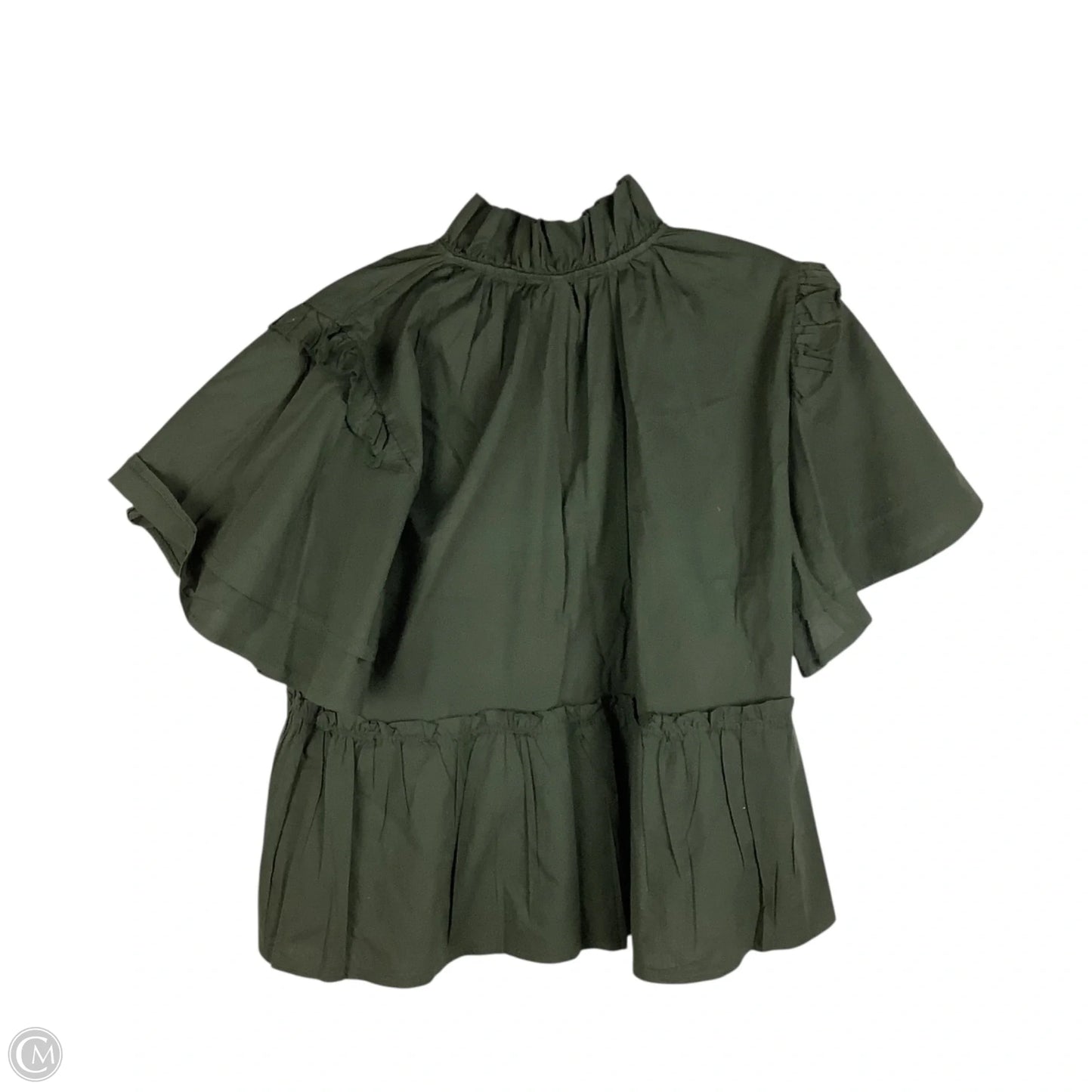 Top Short Sleeve By Cmc In Geometric Pattern, Size: Est. M