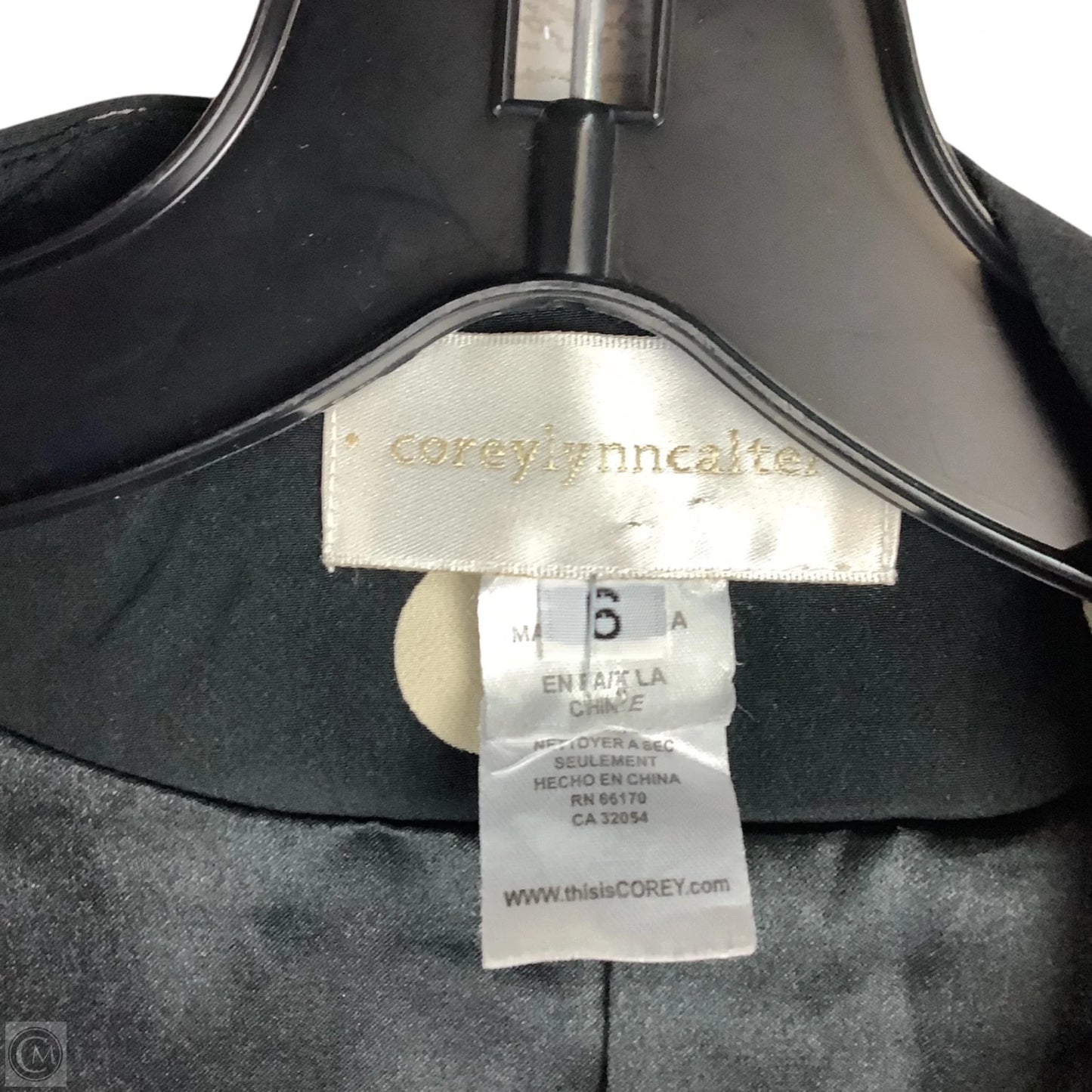 Blazer By Corey Lynn Calter In Polkadot Pattern, Size: 6