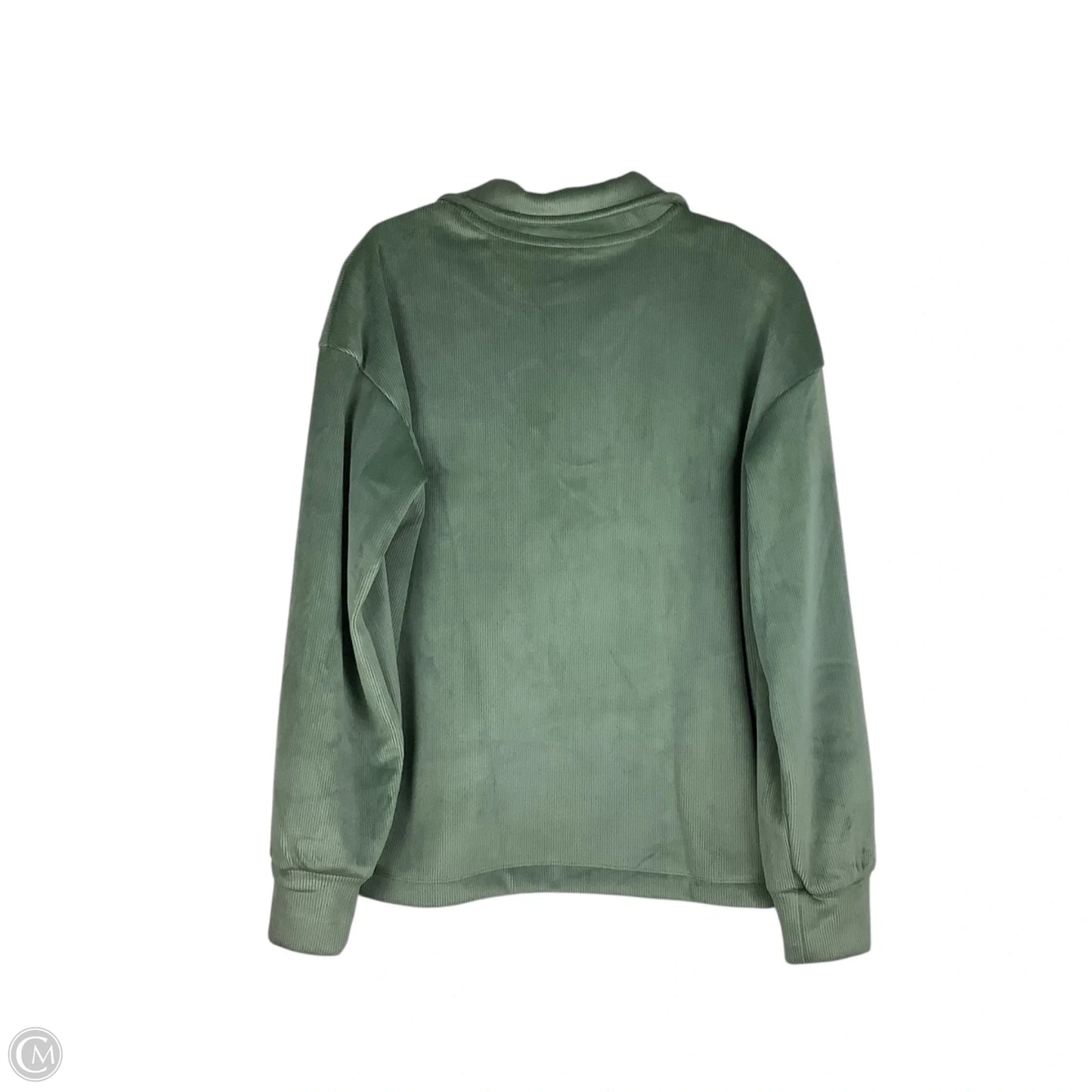 Sweatshirt Collar By Mondetta In Green, Size: M