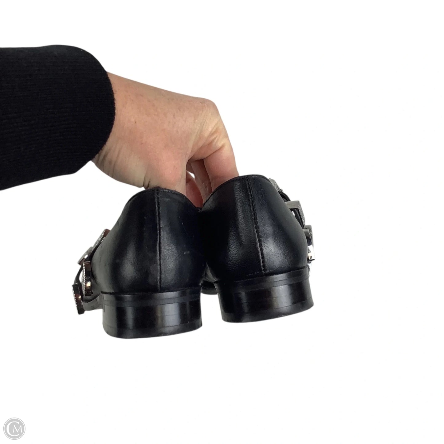 Shoes Flats By Clothes Mentor In Black, Size: 6.5