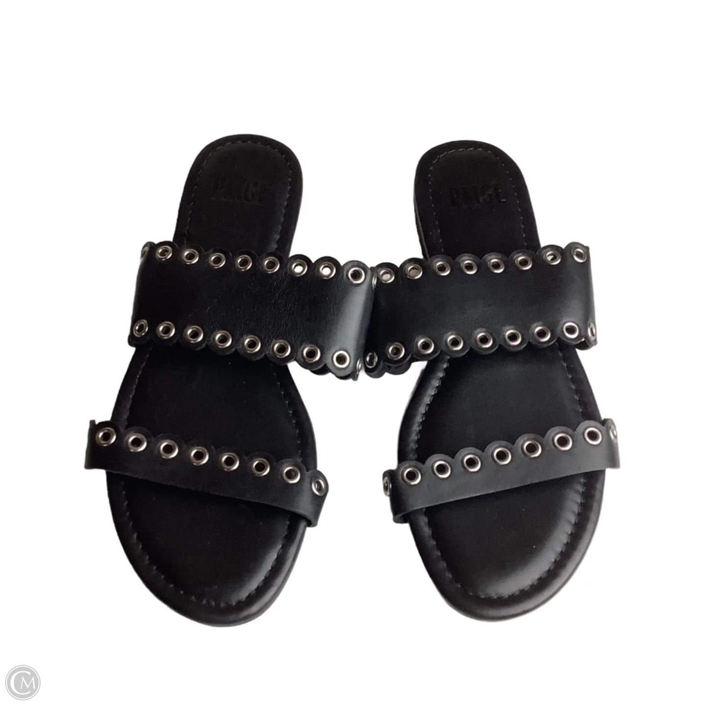 Sandals Flats By Paige In Black, Size: 6.5