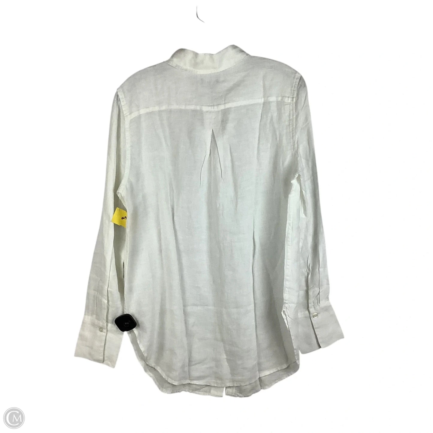 Top Long Sleeve By Talbots In White, Size: S