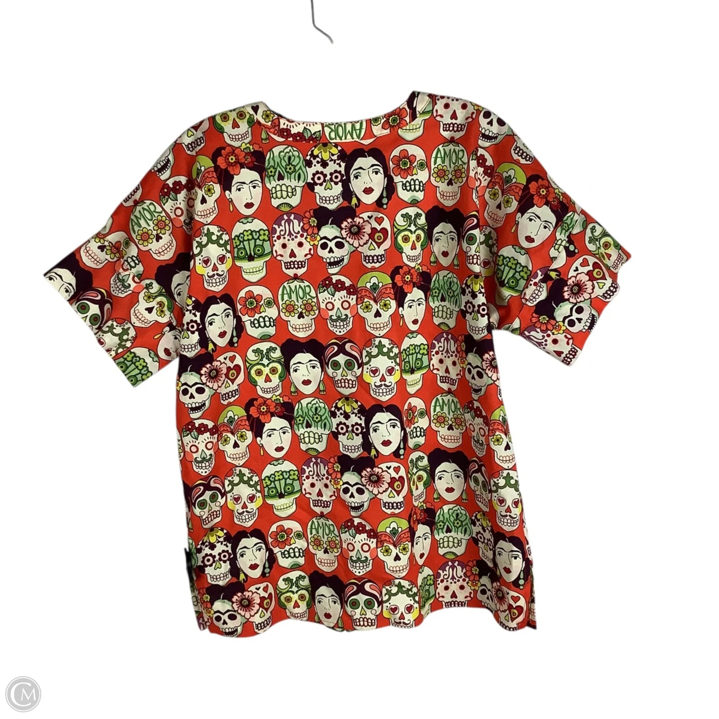 Tunic 3/4 Sleeve By Clothes Mentor In Multi-colored, Size: S