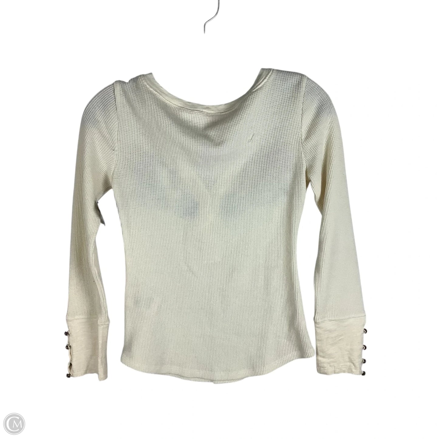 Top Long Sleeve By Pilcro In Cream, Size: Xxsp