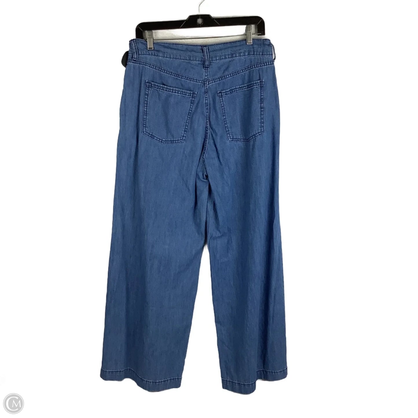 Jeans Wide Leg By Old Navy In Blue Denim, Size: 8