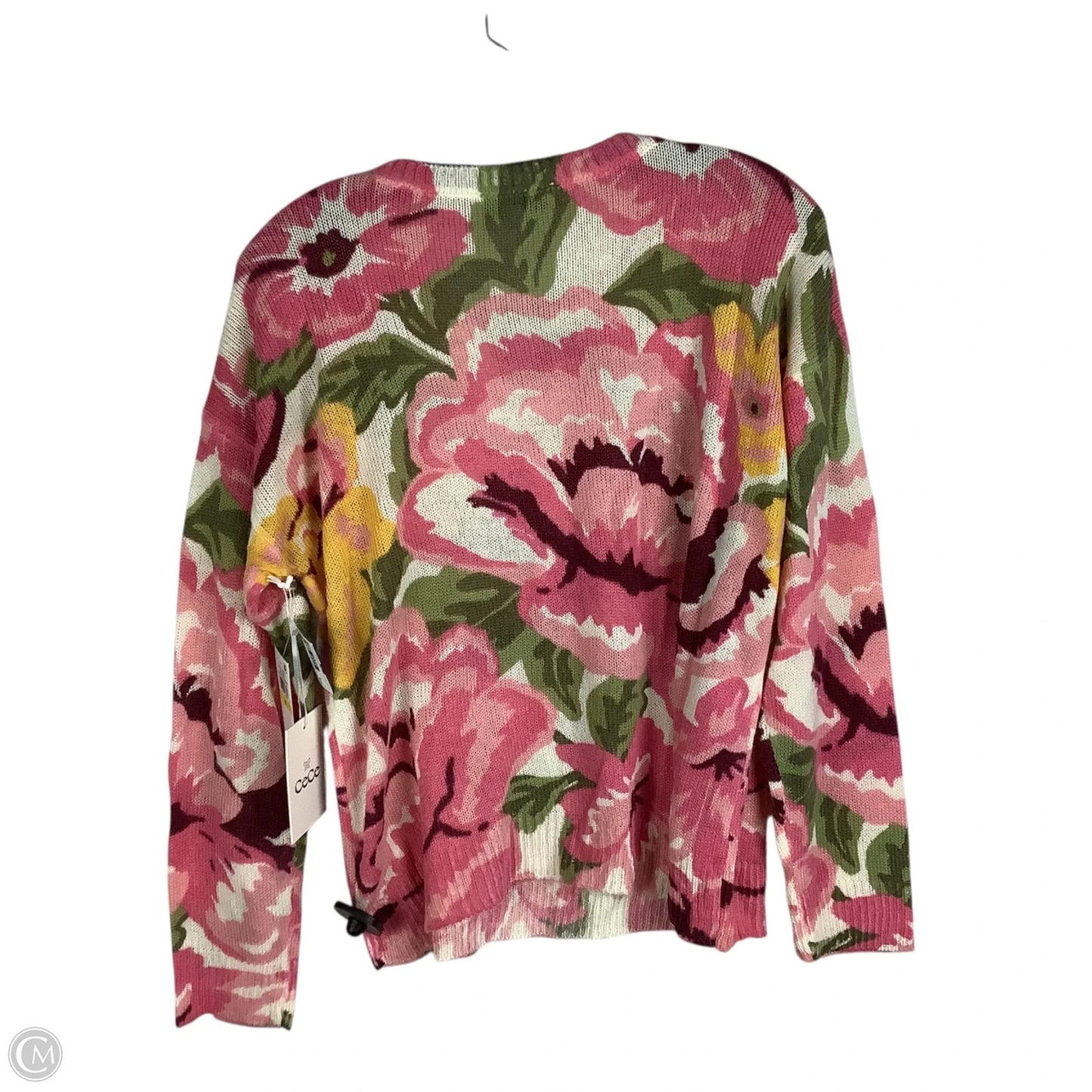 Sweater By Cece In Floral Print, Size: M