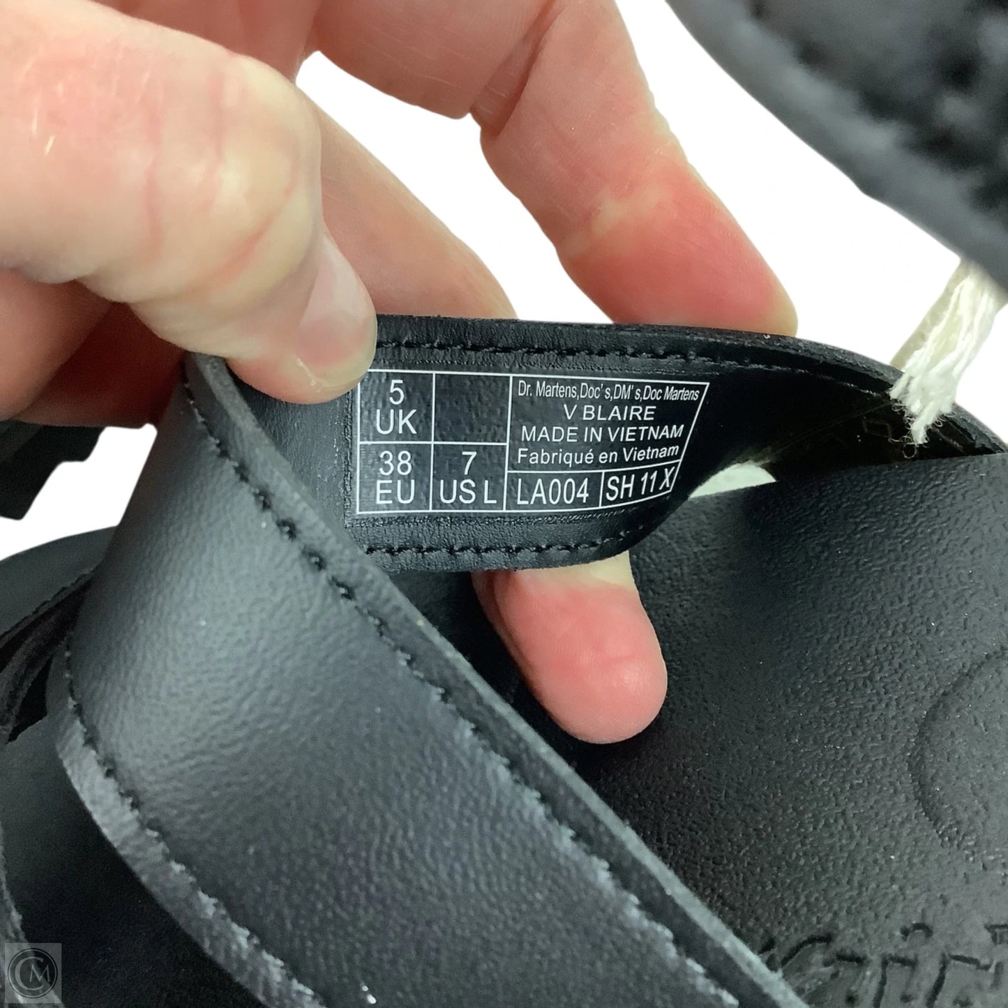 Sandals Heels Platform By Dr Martens In Black, Size: 7