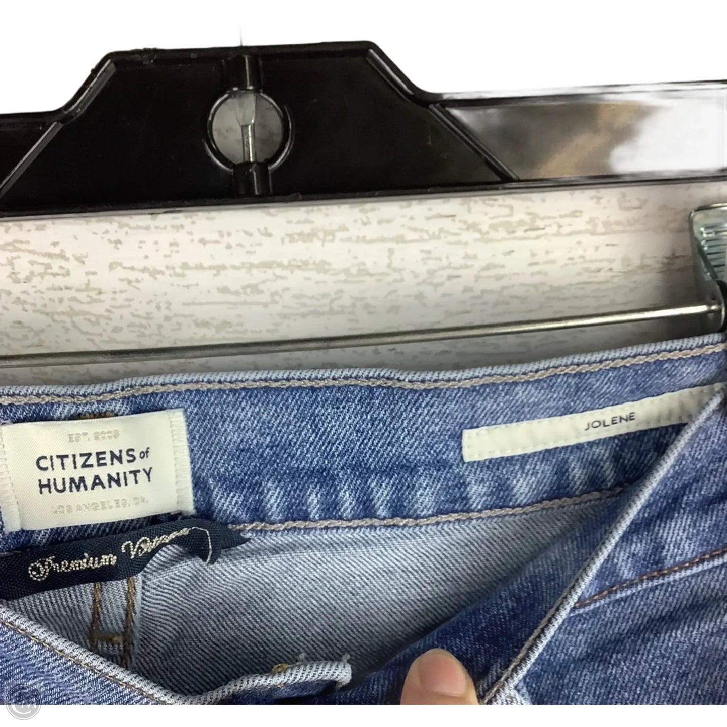 Jeans Straight By Citizens Of Humanity In Blue Denim, Size: 6