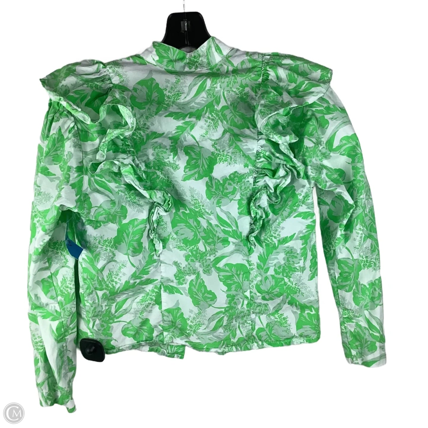 Top Long Sleeve By Olivaceous In Green, Size: S