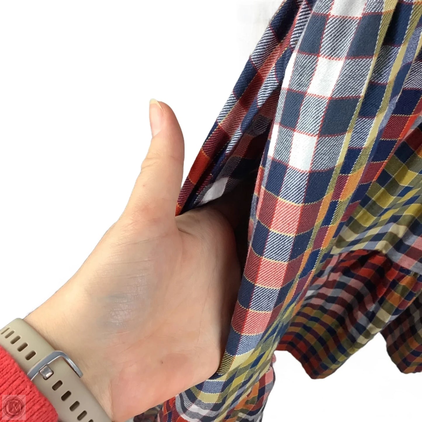 Dress Casual Midi By Jodifl In Plaid Pattern, Size: L