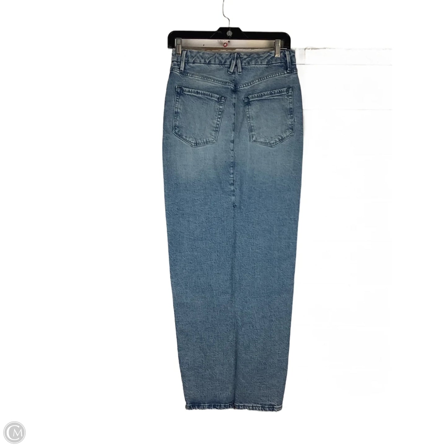 Skirt Maxi By Good American In Blue Denim, Size: 2