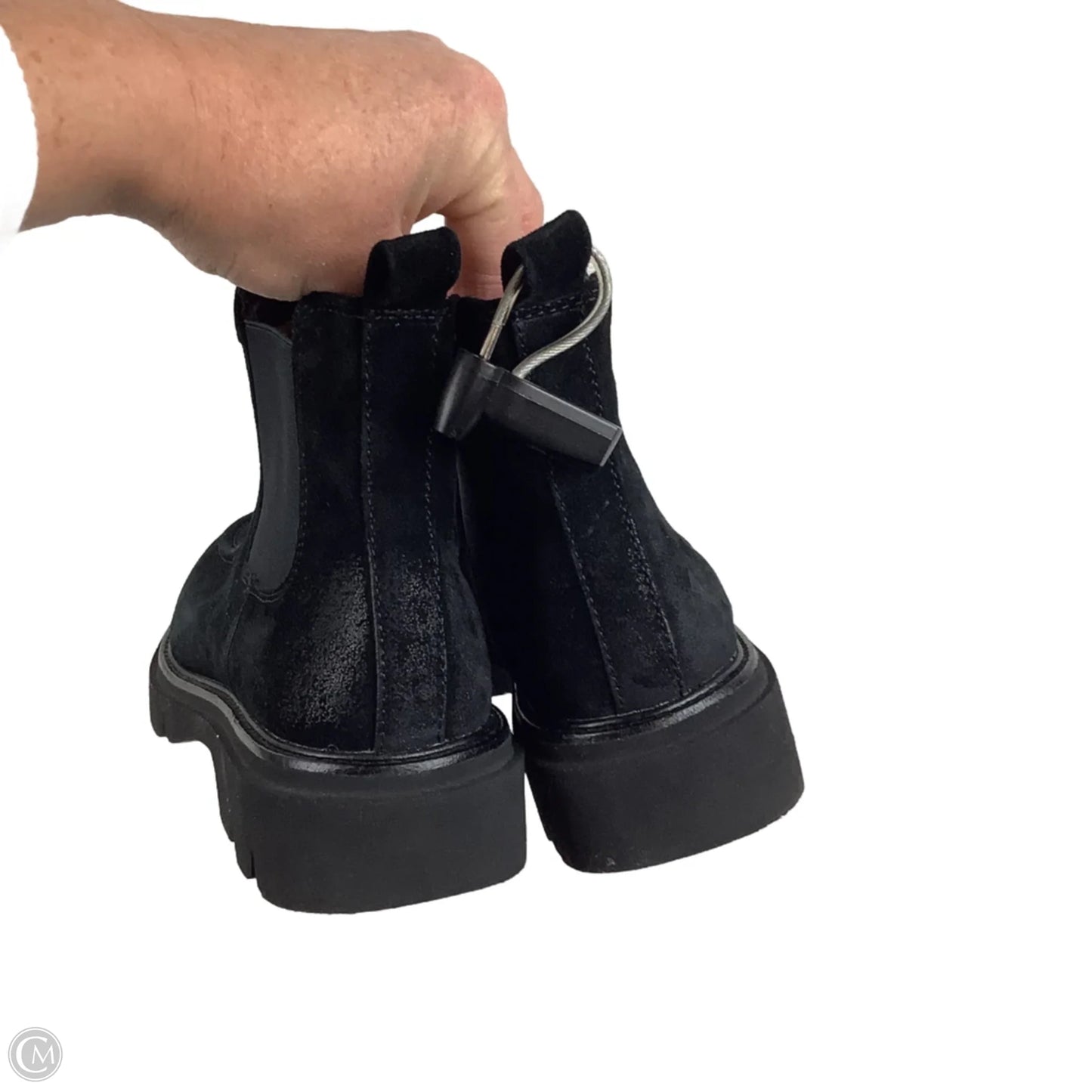 Boots Ankle Flats By Sofft In Black, Size: 8.5