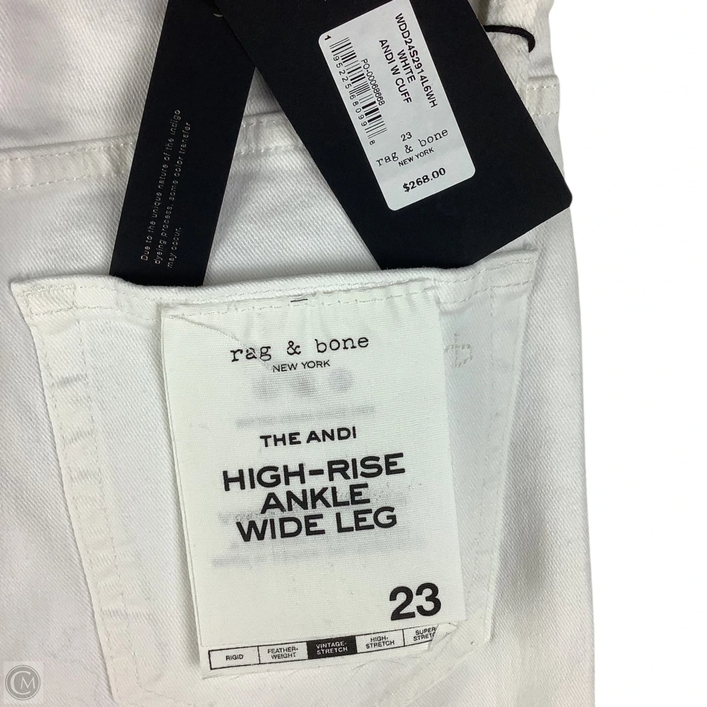 Pants Other By Rag And Bone In White Denim, Size: 0