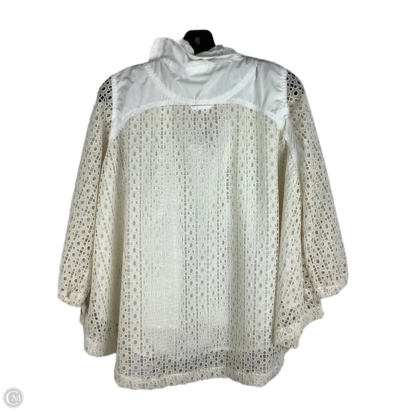 Jacket Windbreaker By Anthropologie In Cream, Size: Xs