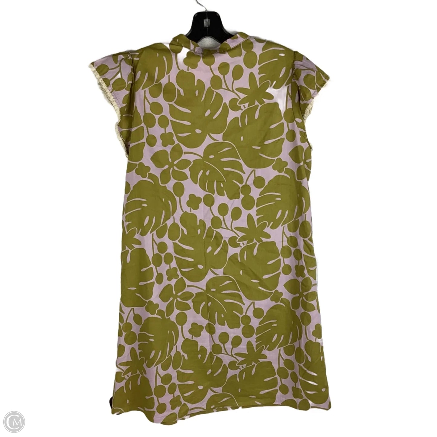 Dress Casual Short By Thml In Green & Purple, Size: M