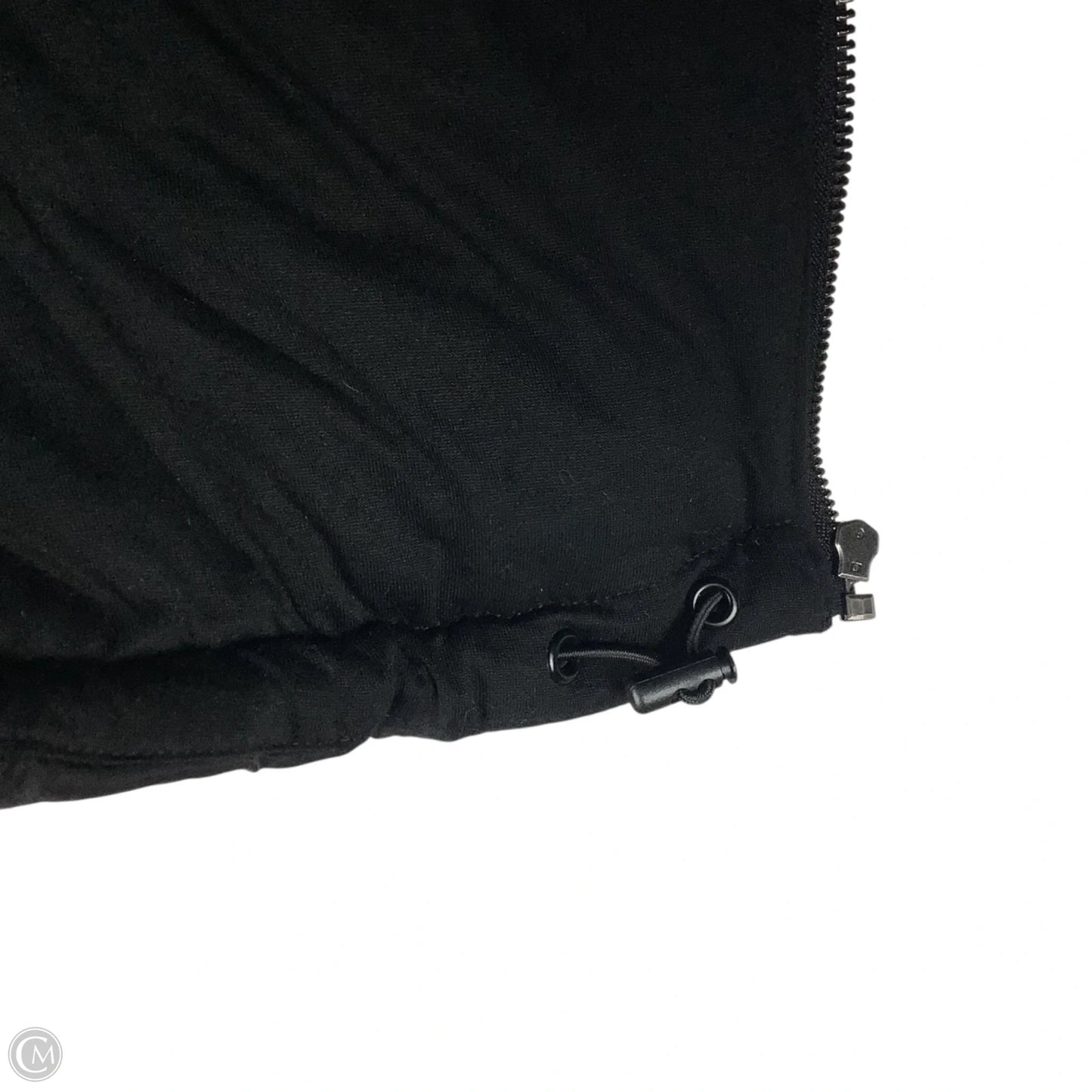 Vest Puffer & Quilted By Thread And Supply In Black, Size: L