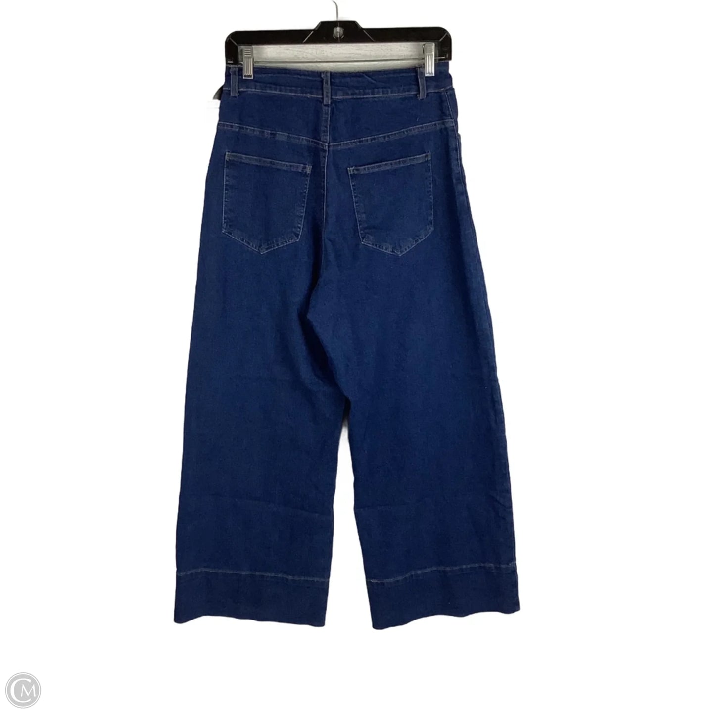 Jeans Wide Leg By Entro In Blue Denim, Size: S
