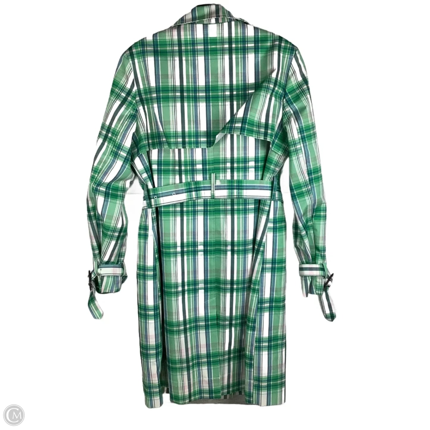 Coat Trench Coat By On 34th In Green, Size: L