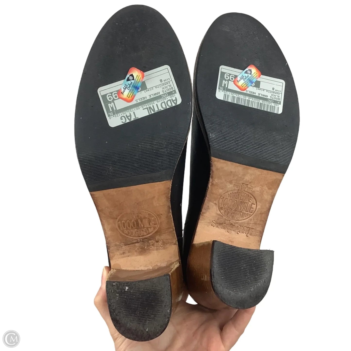 Boots Ankle Heels By Cmc In Black, Size: 8