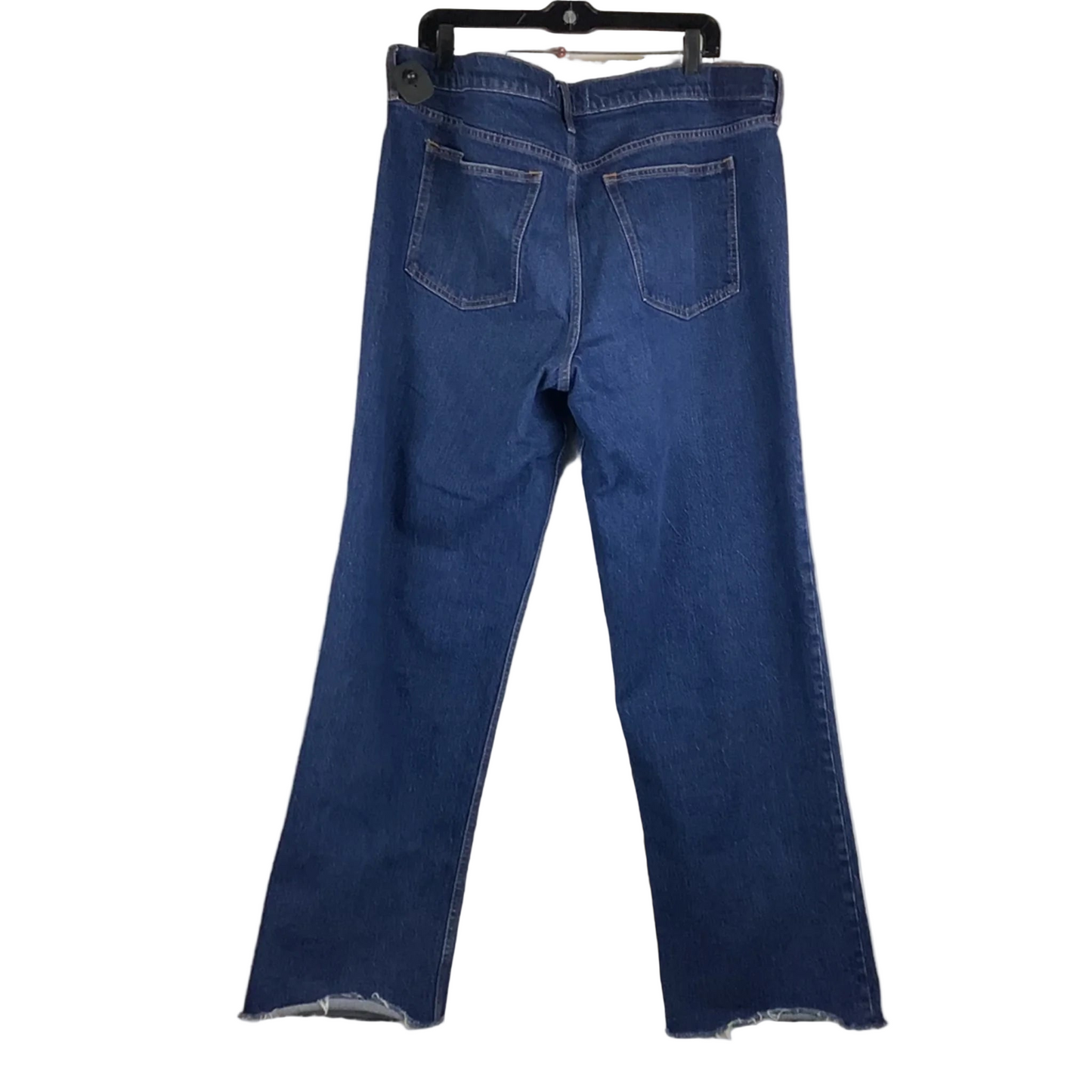 Jeans Straight By Abercrombie And Fitch In Blue Denim, Size: 16