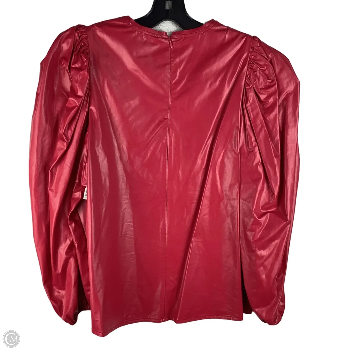 Top Long Sleeve By Karlie In Pink, Size: L