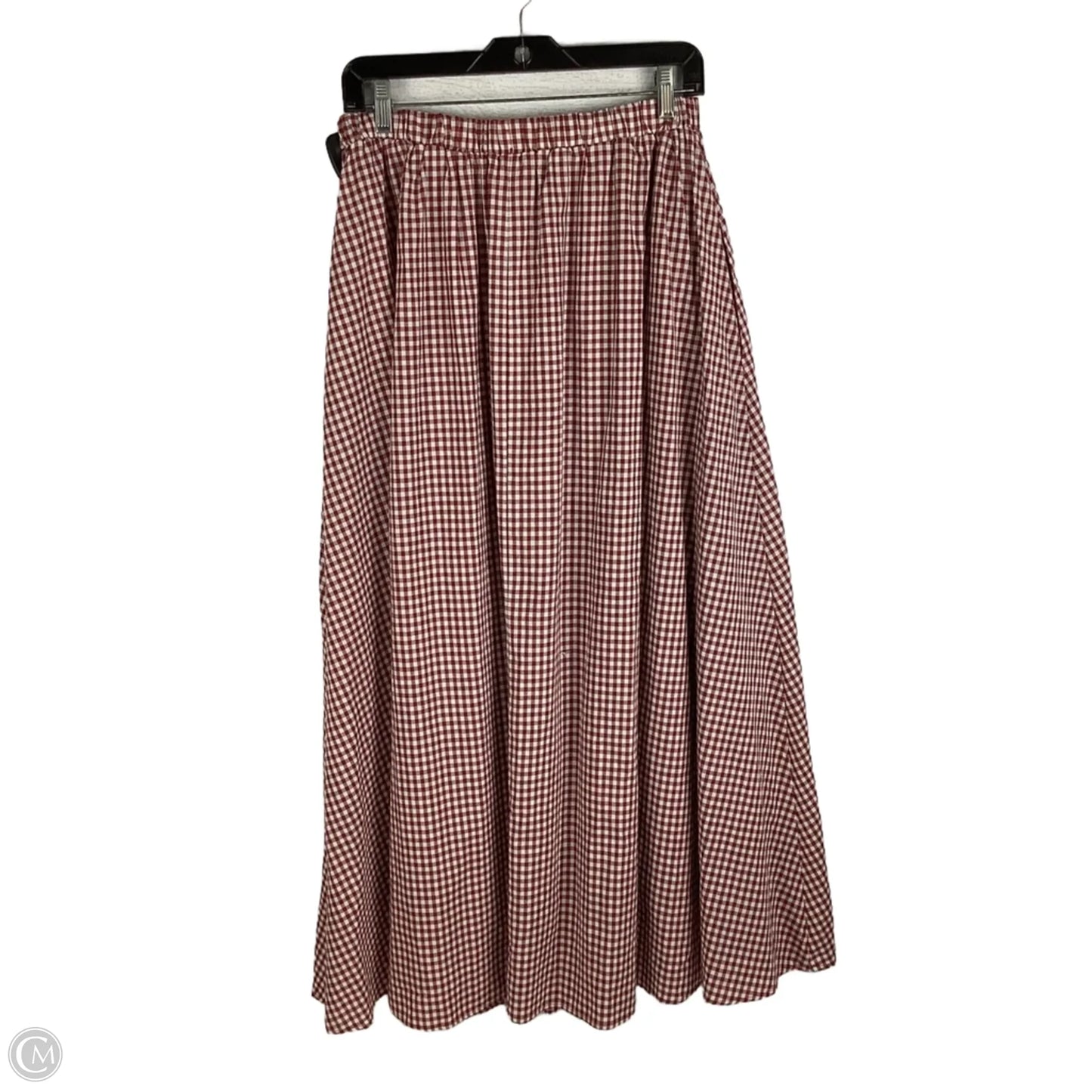 Skirt Maxi By Tcec In Maroon, Size: L