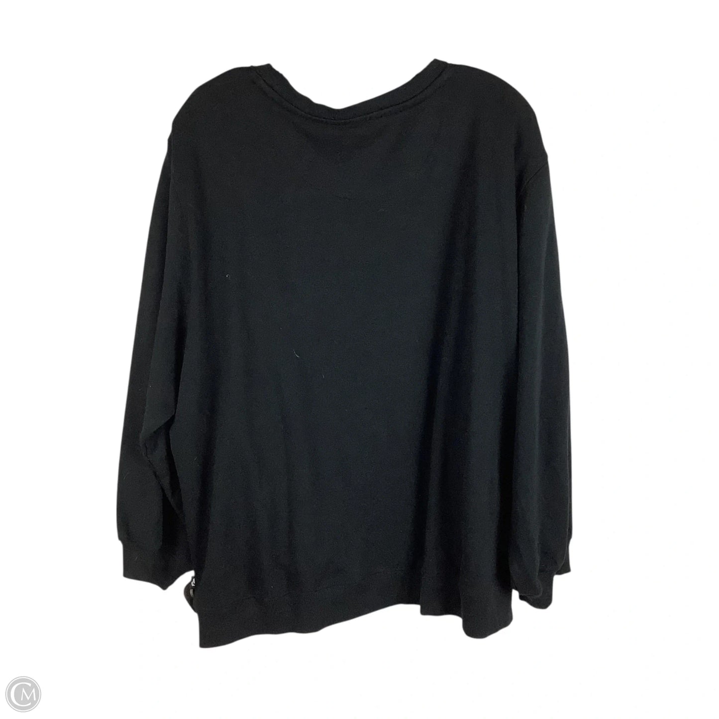 Sweatshirt Designer By Karl Lagerfeld In Black, Size: 2x
