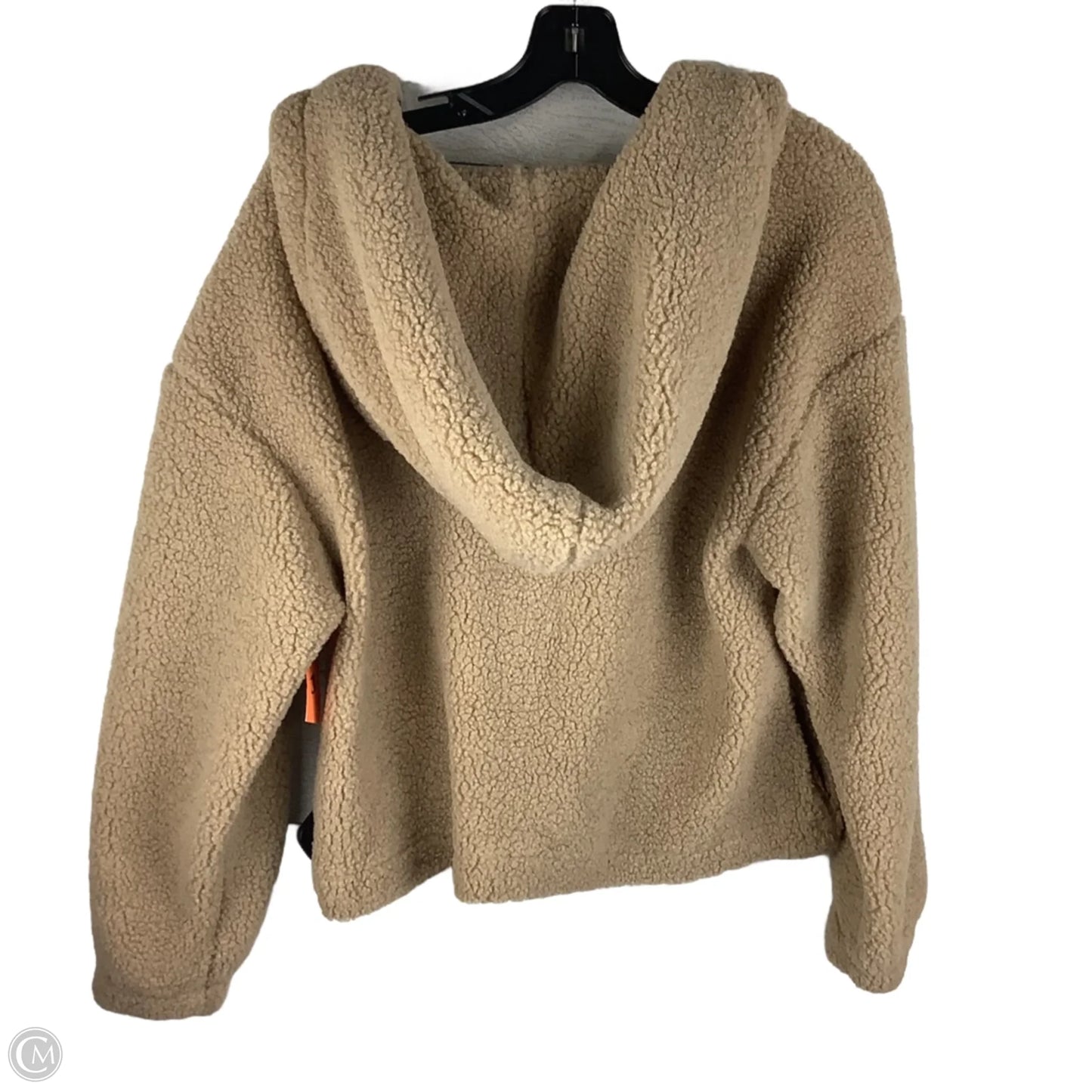 Jacket Faux Fur & Sherpa By New In In Brown, Size: S