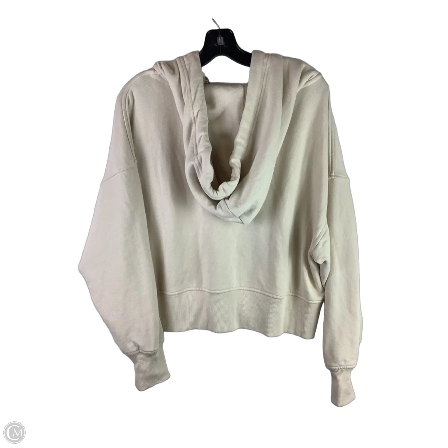 Sweatshirt Hoodie By Aerie In Cream, Size: M
